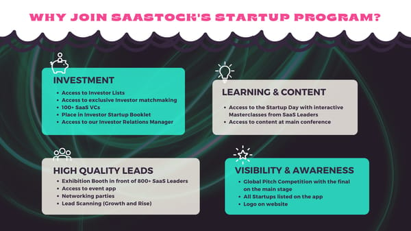 SaaStock USA Startup Program deck - Page 9