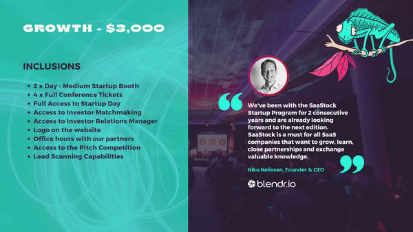 SaaStock USA Startup Program deck - Page 15