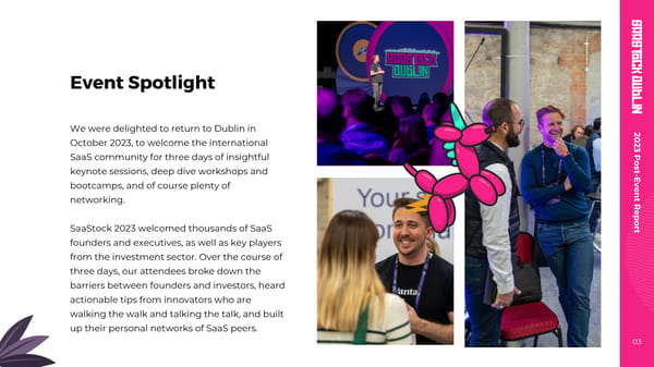 SaaStock Dublin 2023 Post Event Report - Page 3