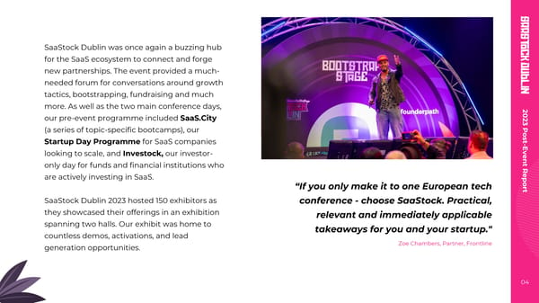 SaaStock Dublin 2023 Post Event Report - Page 4