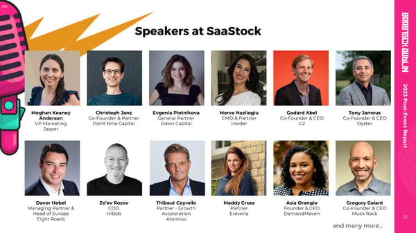 SaaStock Dublin 2023 Post Event Report - Page 12