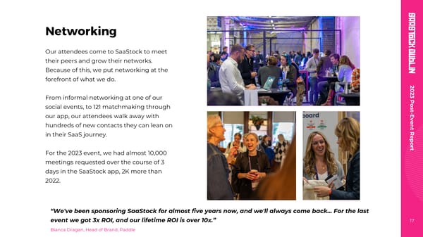 SaaStock Dublin 2023 Post Event Report - Page 17
