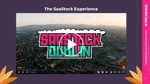 SaaStock 2024 Partnerships Prospectus & Rates - Page 3