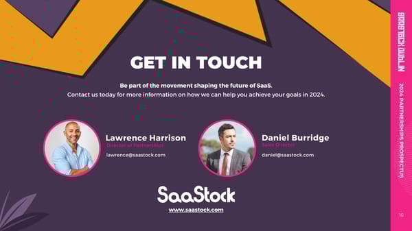 SaaStock 2024 Partnerships Prospectus & Rates - Page 16
