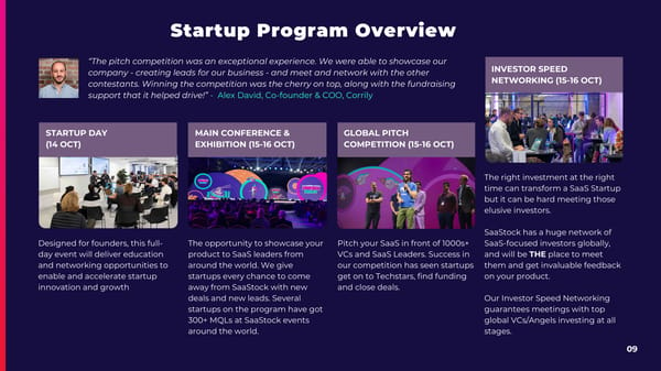 SaaStock Startup Program Pavilion Prospectus - Page 9